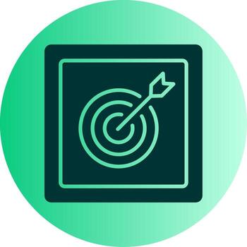 Interactive Game World Map Glyph Gradient Two Tone Circle vector