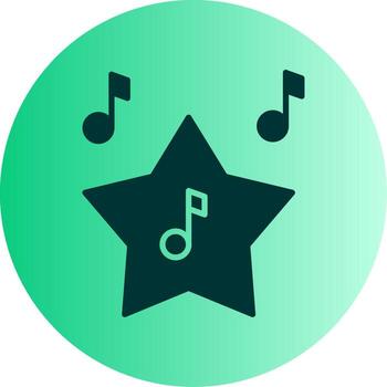 Adjustable Game Settings Menu Glyph Gradient Two Tone Circle vector