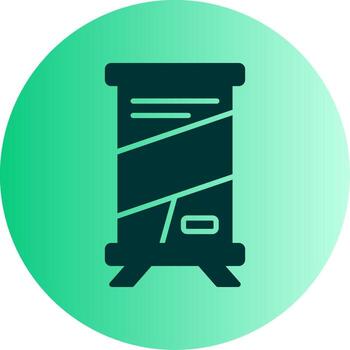 Rollup Module Builder Glyph Gradient Two Tone Circle vector