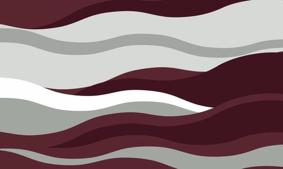 resumen ondulado antecedentes en granate, gris, y blanco. sereno y fluido diseño Perfecto para sitios web, presentaciones, o social medios de comunicación. vector