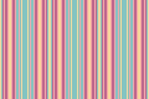 Model vertical pattern seamless, fancy fabric textile. Cozy stripe texture lines background in red and teal colors. vector