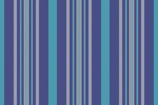 Sayout texture stripe fabric, no people lines background. Letail textile vertical pattern seamless in blue and teal colors. vector
