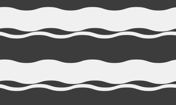 resumen escala de grises ondulado rayas modelo. simple, elegante diseño ideal para antecedentes, sitio web pancartas, textil huellas dactilares, o embalaje. representa fluir, ritmo, y fluidez. vector
