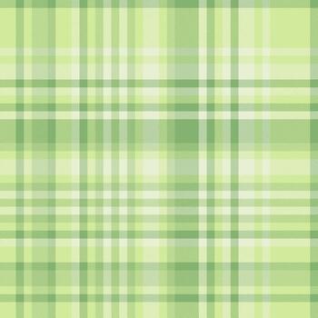 Fresh green plaid pattern. Versatile background for textiles, fashion, or design projects. Evokes spring, nature, and classic style. Ideal for modern applications. vector