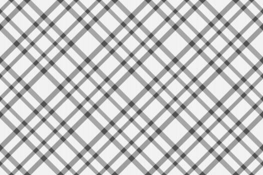 Modern textile check plaid, handsome background texture. Wide pattern fabric tartan seamless in white and neutral colors. vector