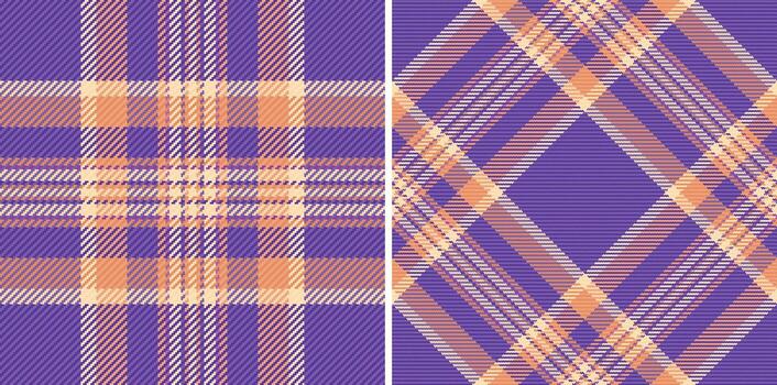 Stylish plaid pattern showcasing two different views. The design is suitable for fabrics, textiles, or any creative design. vector