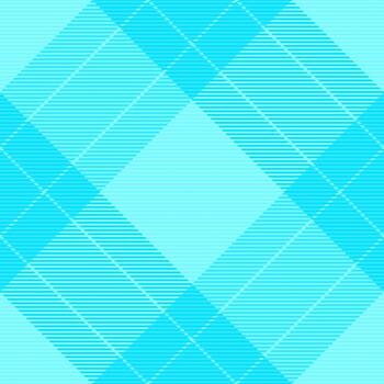 Customized seamless check pattern, 50s texture background textile. Nice fabric plaid tartan in cyan and bright colors. vector