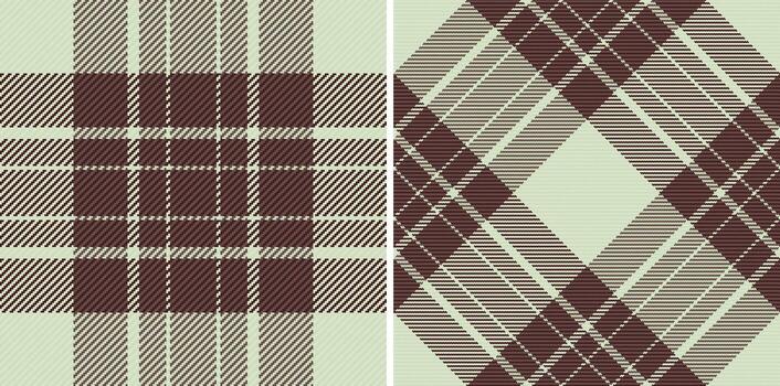 Pattern texture textile of tartan fabric with a check background seamless plaid. Set in vintage colors. Custom geometry in multicolored fashion. vector
