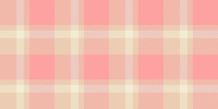 Soft pink and beige plaid pattern. Perfect for textile designs, website backgrounds, or feminine branding. This gentle, repeating texture evokes feelings of warmth and serenity. vector