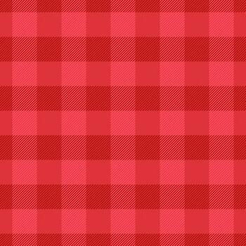 Vibrant red plaid pattern. A classic and versatile background perfect for graphic design, web templates, or holiday projects. Warm, cozy and visually appealing texture. vector