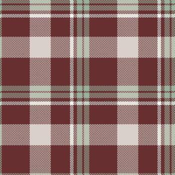 School seamless background plaid, creative check fabric tartan. String textile pattern texture in red and white colors. vector