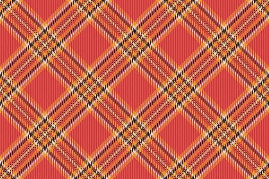 Warm plaid fabric background. Autumnal texture with intersecting lines. Great for digital paper, textile designs, or stylish seasonal projects. vector