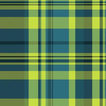 Vibrant plaid pattern in blue and green. Classic, yet contemporary. Perfect for backgrounds, textiles, or adding a touch of rustic charm to designs. Versatile. vector