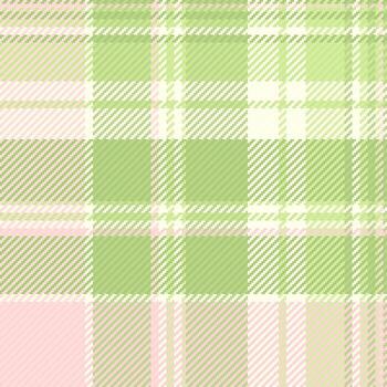 Elegant pastel plaid pattern. Tender design featuring green and pink hues. Ideal for backgrounds, textiles, or adding a touch of spring to any project. vector