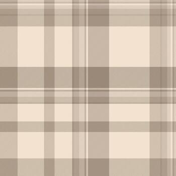 Classic plaid pattern in soft, neutral tones. Timeless design for backgrounds, textiles, or creative projects. Evokes comfort, tradition, warmth. Versatile for various applications. vector