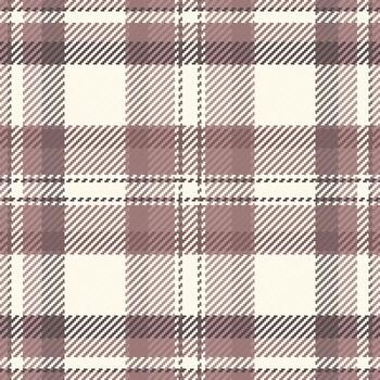 Elegant seamless plaid pattern in muted earth tones. Versatile for fashion, textiles, backgrounds, or classic design projects. Adds texture and style effortlessly. vector