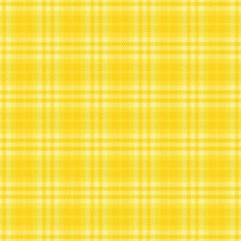 Seamless plaid pattern in warm yellow hues. Classic textile design for backgrounds, textures, or fabric mockups. Ideal for fashion, crafting, and design projects. vector