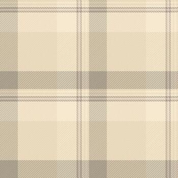 Elegant, classic plaid pattern in neutral beige and brown tones. Seamless design for textiles, backgrounds, or design elements. Use for warm, traditional vibes. vector