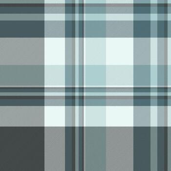 Classic plaid pattern in muted teal and gray tones. Timeless design ideal for backgrounds, textiles, and graphic design projects. Evokes comfort, tradition, cozy vibes. vector