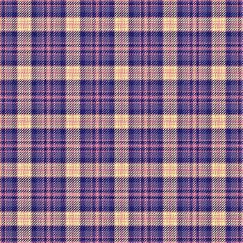 Classic tartan pattern design. A versatile seamless fabric texture in pink, yellow, blue. Great for backgrounds, textiles, wrapping paper, or digital design. vector