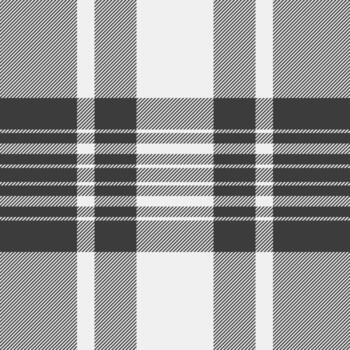 Classic tartan pattern in grayscale. Perfect for backgrounds, textiles, or design elements. Evokes tradition, warmth, and timeless style. Versatile elegant. vector