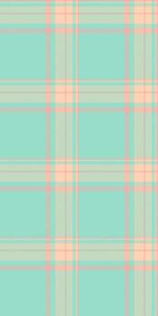 Pastel plaid pattern in soft mint green, peach, and beige. Ideal for backgrounds, textiles, or branding. Subtle yet stylish, this versatile design evokes feelings of calm and serenity. vector