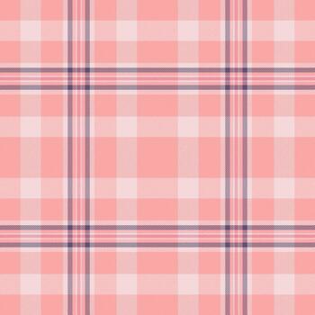 Production pattern textile background, coloured texture seamless tartan. Invite plaid fabric check in red and light colors. vector
