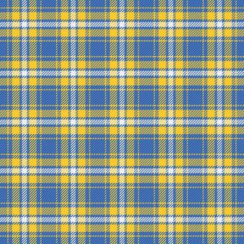 clásico tartán modelo en azul, amarillo, y blanco. un versátil antecedentes para varios diseño proyectos moda, textiles, marca, o web diseño elementos. vector