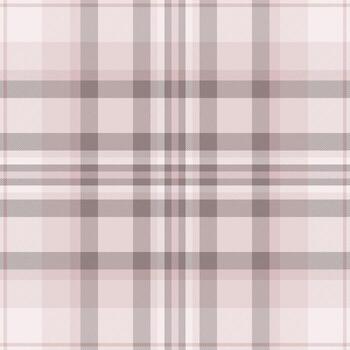 Elegant plaid pattern in soft, muted pink and beige tones. A versatile textile design ideal for backgrounds, fabric design, and decorative projects, evoking classic style. vector