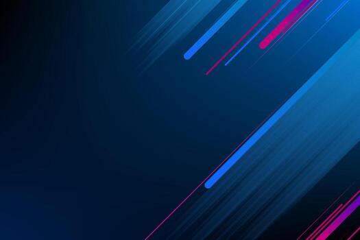 Blue magenta digital abstract background dynamic lines speed streaks modern tech gradient vector