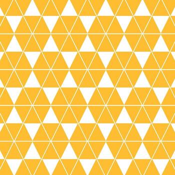 sin costura geométrico modelo de amarillo y blanco triangulos usado para antecedentes, fondos de pantalla, y varios productos vector