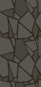 Abstract geometric dark gray mosaic seamless pattern background vector