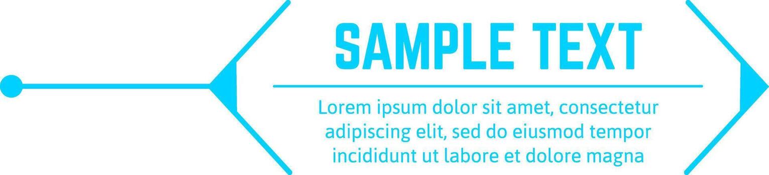 muestra texto caja gráfico gritar bandera puntero vector