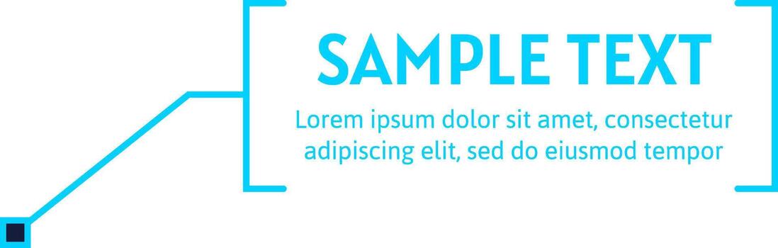 digital gritar caja demostración muestra marcador de posición texto vector