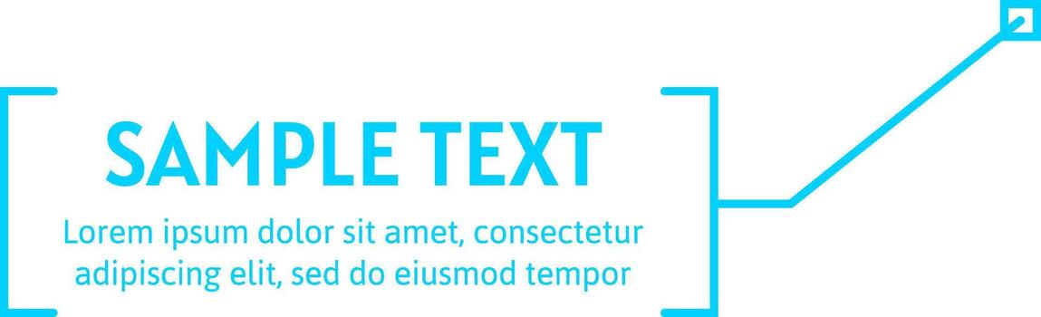 gritar texto caja gráfico modelo con puntero vector