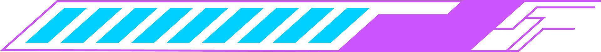 Abstract geometric pattern background with purple and cyan lines vector