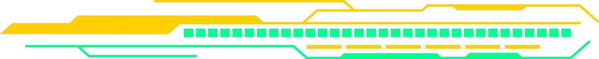 Abstract futuristic technology lines creating a high tech background vector