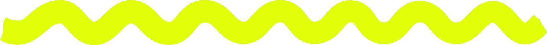 Yellow light wavy line abstract pattern background vector