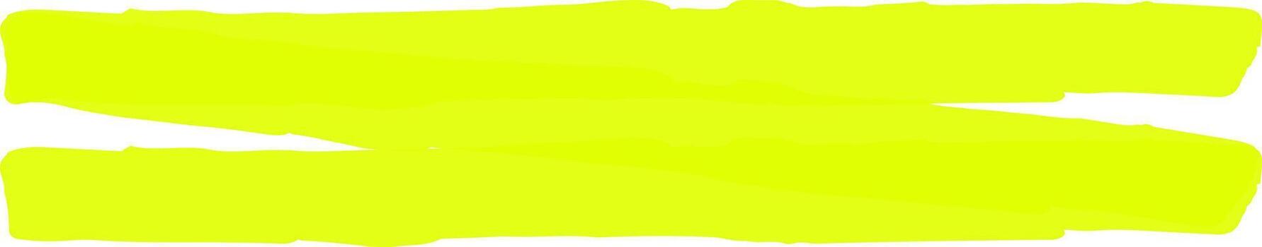 Yellow highlighter mark emphasizing text or background vector