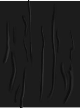 Black wrinkled paper background with abstract texture overlay vector