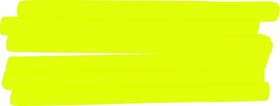 amarillo resaltador marca enfatizando texto o importante información vector