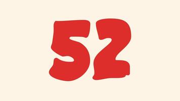 55 andra nedräkning timer med orange siffra på beige bakgrund lämplig för presentationer, webbplatser, och videoklipp behöver tidsrelaterad visuella video