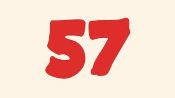 60 andra nedräkning timer med orange siffra på beige bakgrund lämplig för presentationer, webbplatser, och videoklipp behöver tidsrelaterad visuella video