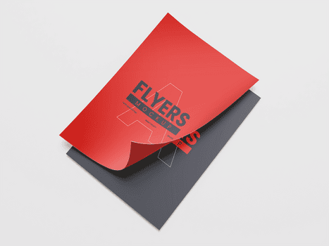 realistico galleggiante aviatore modello con pagina arricciare effetto psd