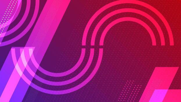 vibrante rosado resumen antecedentes con curvo elementos vector