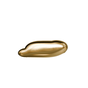 Flat line Molten Gold Chrome Gloss png