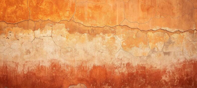 grunge pared textura antecedentes con naranja tonos foto