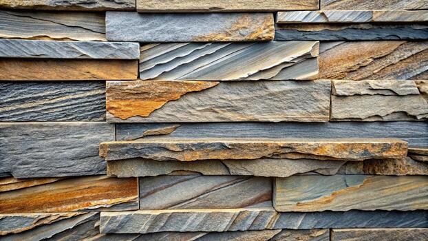 Decorative stone cladding wall background texture photo