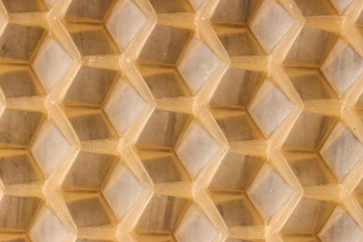 Texture or background honeycomb for bees close-up photo