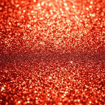 Sparkling Red Glitter Surface with Bokeh Effect and Festive Atmosphere for Abstract Background photo